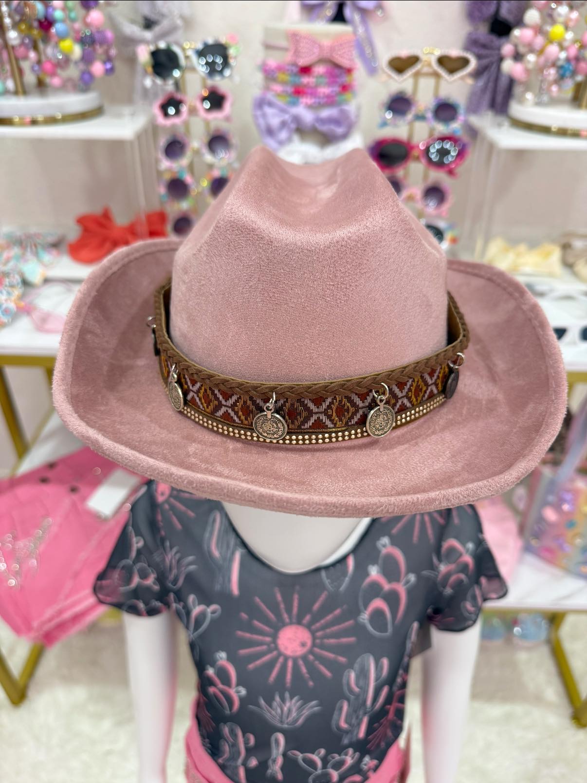 Mauve Cowgirl Hat